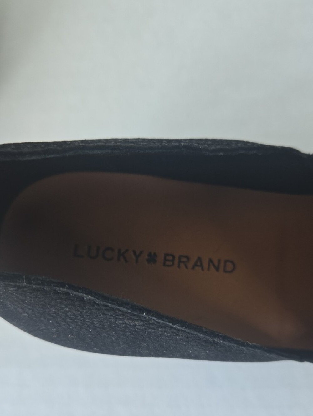 LUCKY BRAND Black Textured Low Heel Ankle Boot - Picture 5 of 5